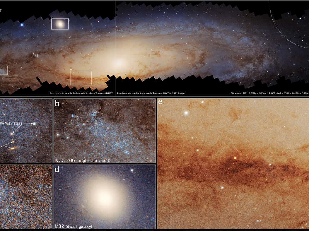 Hubble a mis 10 ans pour réaliser ce fantastique panorama de centaines